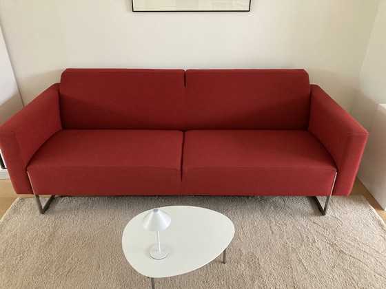 Image 1 of Canapé Artifort Mare 2,5 places, rouge foncé