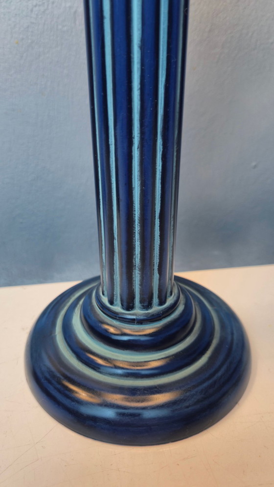 Image 1 of Set neoklassizistischer blauer Tischlampen