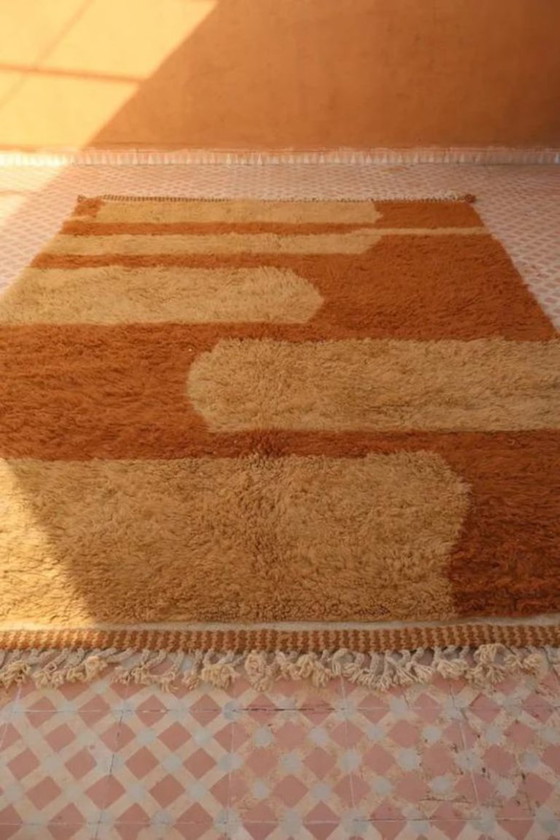 Image 1 of Tapis marocain en laine naturelle 250cmx150cm