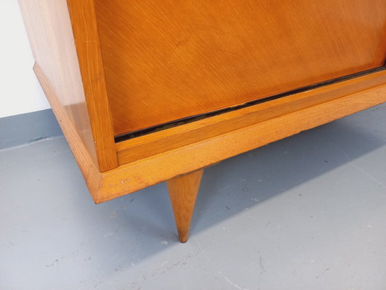 Image 1 of Vintage oak wardrobe from the 1960s