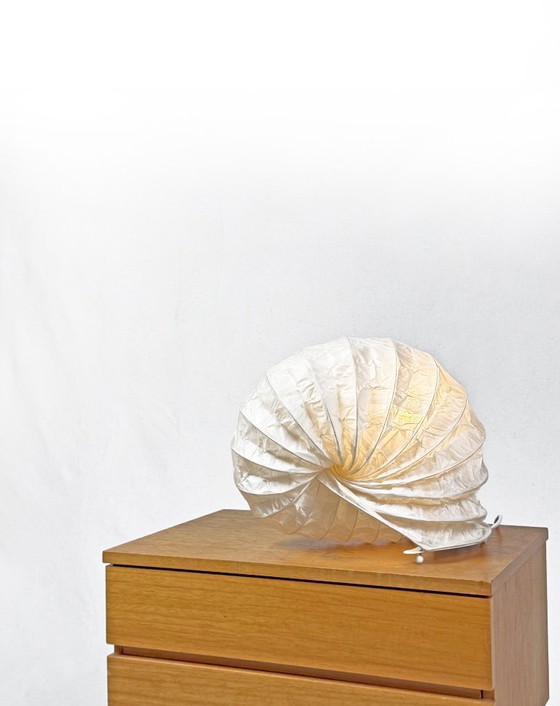 Image 1 of rara lampada da tavolo vintage Ikea "Enklav" in carta – Svezia, anni '90