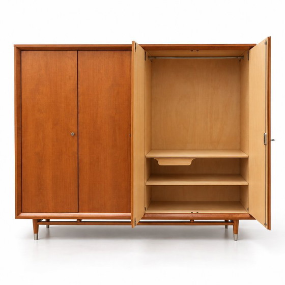 Armadio Vintage Mid-Century – Grande Armadio in Teak Anni '50/'60 – Wood (photo 2 of 6)