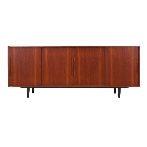 Teak sideboard, Danish design, 1970s, manufacturer: Denmark
