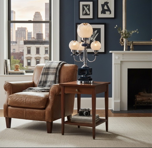 Large Carlo Nason Mazegga Table Lamp, , Italy, 1960s