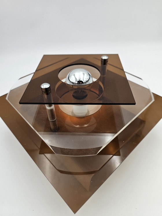 Image 1 of Wall lamp plastic Herda 1970s