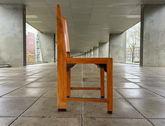Image 1 of Set of 6 Art Deco dining chairs, Amsterdamse School, 1920s
