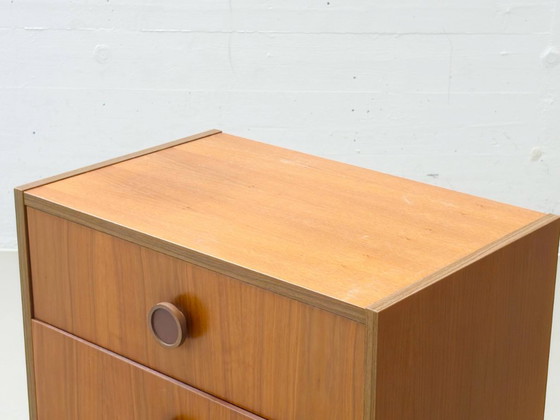 Image 1 of Set di 2 comodini in teak, stile metà secolo, anni '60.