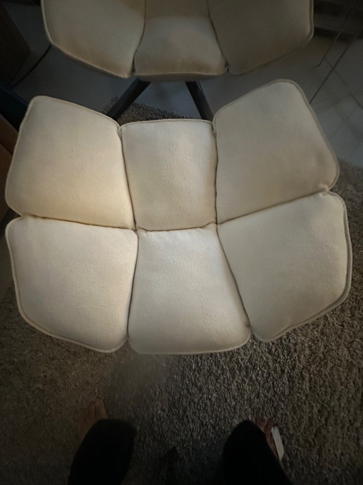 Sillones Husk de B&B Italia + Otomana + Juego adicional de fundas – fauteuils, Wool, Metal (photo 2 of 5)
