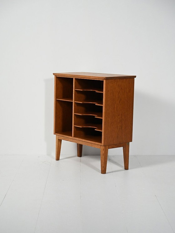 Image 1 of Åvidabergs oak magazine cabinet, 1950s