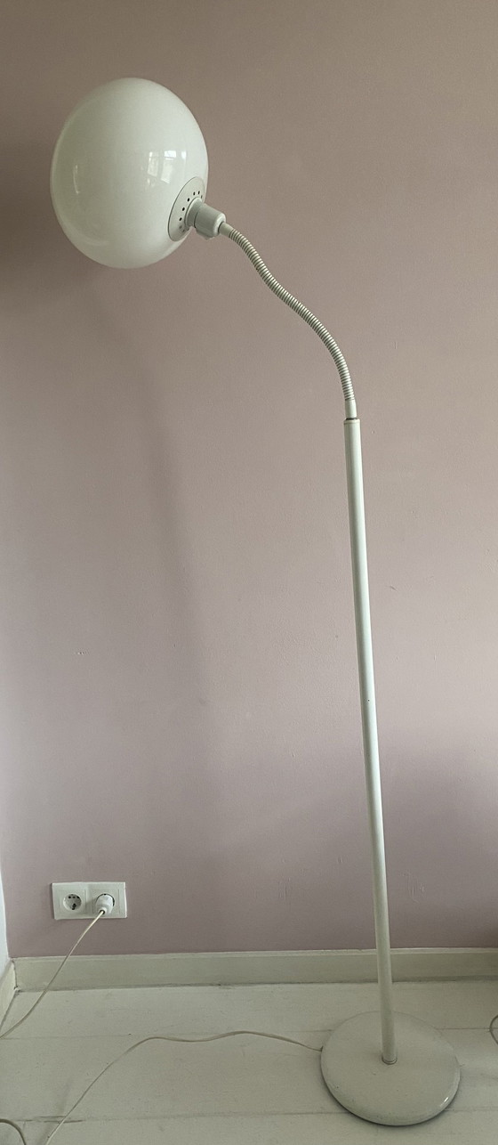 Vintage Arc Floor Light – Metal, Plastic (photo 3 of 15)