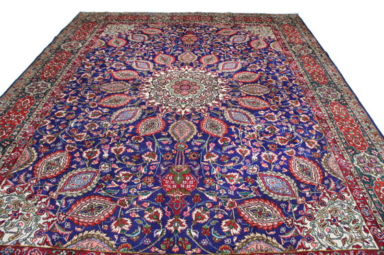 Image 1 of Origineel handgeknoopt Perzisch tapijt Tabriz 30 Raj Fijn 402 X 300 Cm Topconditie