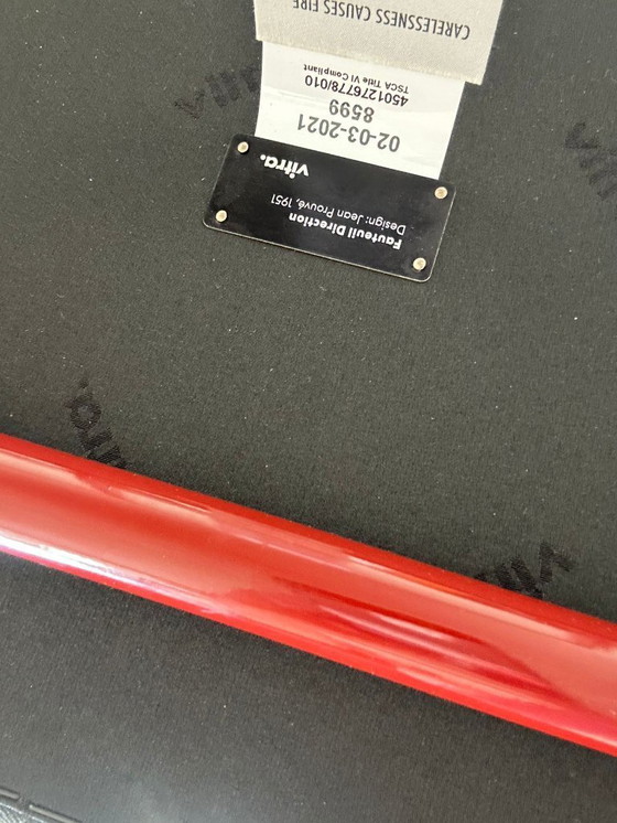 Image 1 of Chaise Vitra Fauteuil Direction de Jean Prouvé (plus en stock)