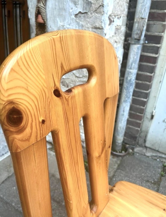 Image 1 of Ensemble de 6 chaises de salle à manger Effezeta en pin