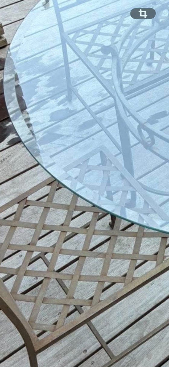 Outdoor Furniture Set, Patio Set – Garden sets, Glass, Iron (photo 5 of 5)