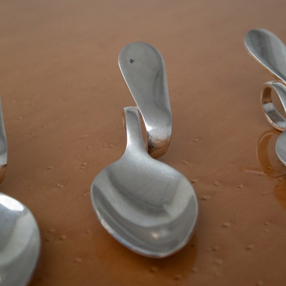 Image 1 of 12 Cucchiai da degustazione in argento di Broggi Milano