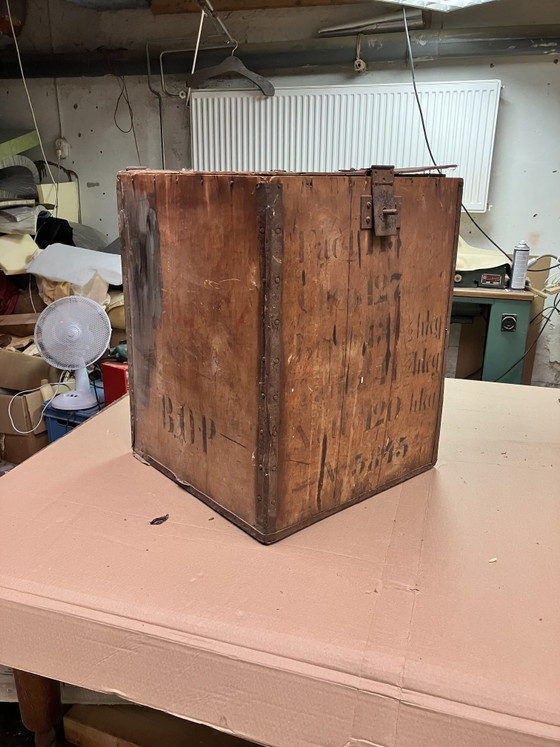 Caisse à Thé Vintage – Armoires de rangement, Wood, Metal (photo 3 of 7)