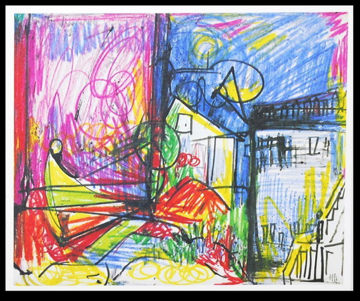 Hofmann, Hans - Paisaje - Litografía offset en color