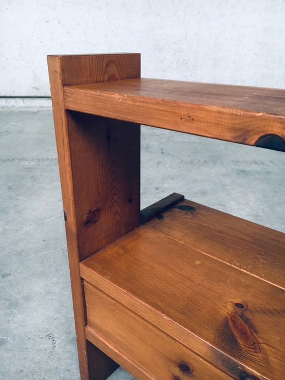 Image 1 of Midcentury Scandinavian Design Pine Bedside Table Set, 1960's Sweden