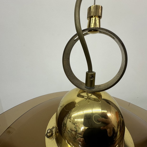 Image 1 of Sölken Leuchten Glass Hanging Lamp, 1970s