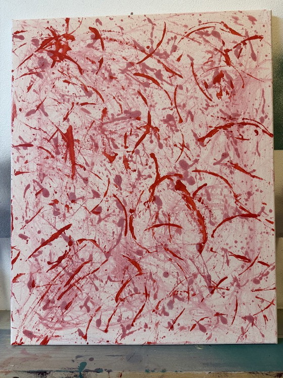 Image 1 of Dipinto astratto intitolato Fury, opera originale di Alexandre.