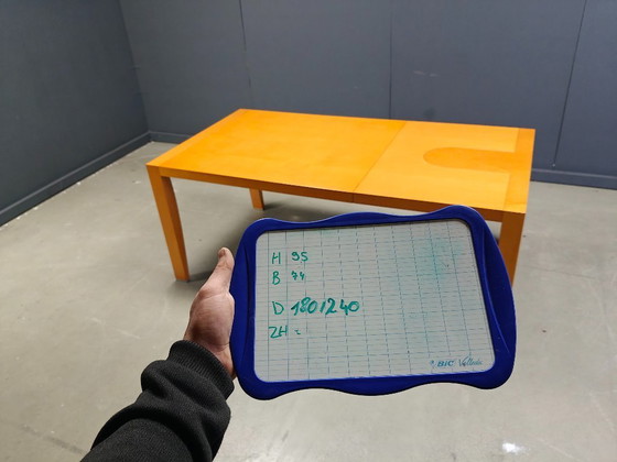 Image 1 of Table de salle à manger extensible de Chi Wing Lo pour Giorgetti, Italie