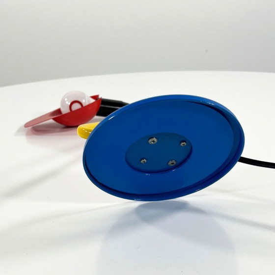 Image 1 of Lampada da tavolo postmoderna tricolore di Hema, anni '80
