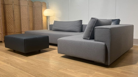 Image 1 of Eyye Cella Corner Sofa + Ploegwol Ottoman + WARRANTY