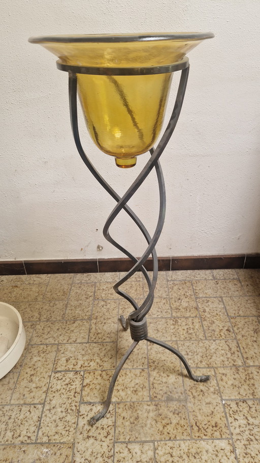 Antique pedestal vase