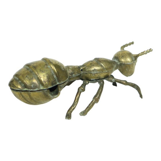 Image 1 of Estatua de cenicero de hormigas e insectos bañada en cobre