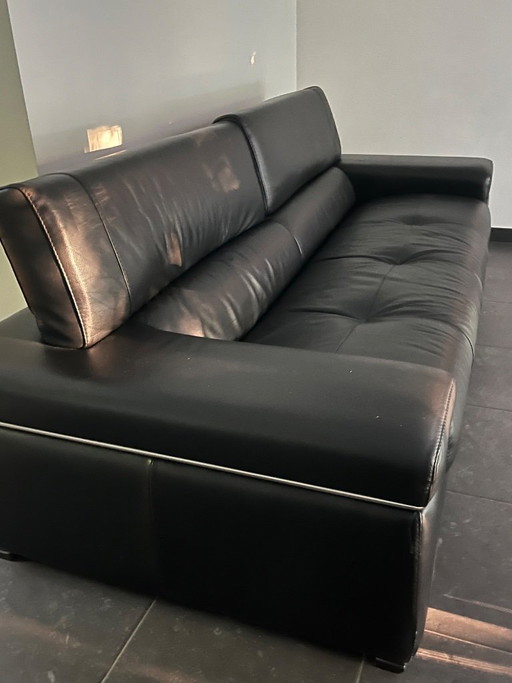 Natuzzi lederen zetels : 2 & 3 zit
