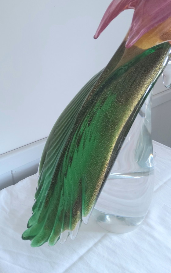 Image 1 of Pauw Murano glas Formia Bladgoud