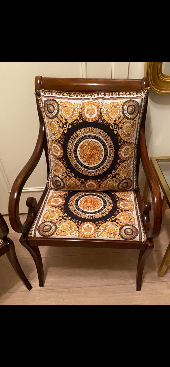 Image 1 of 2 braccioli + sedie da pranzo + 2 cuscini nuovi