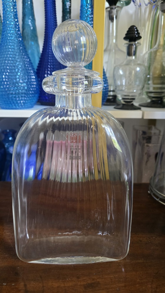 Carafe Carlo Moretti avec étiquette – Sculptures en verre, Glass (photo 3 of 7)