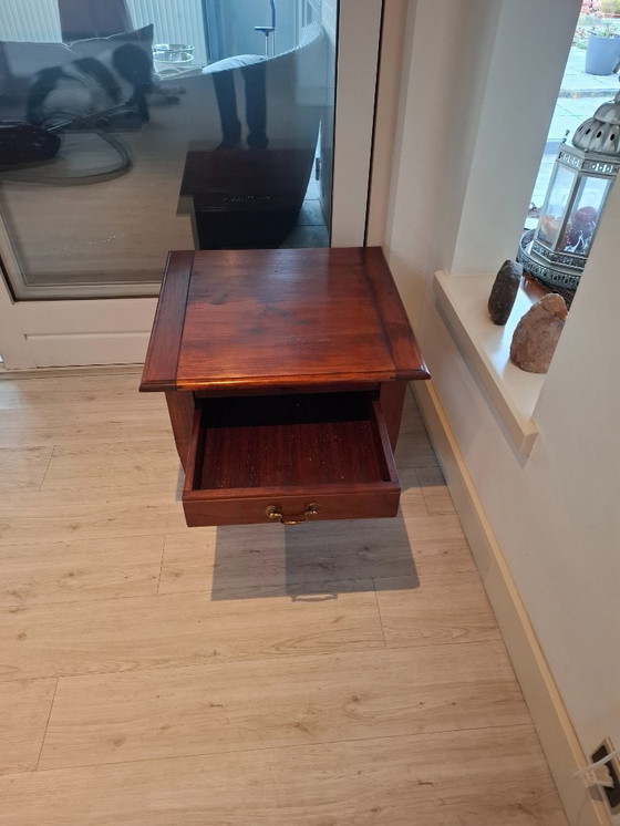 Image 1 of Teak houten Salontafel en bijzettafel te koop