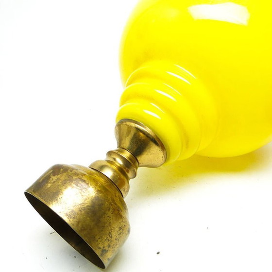Postmoderne Pendelleuchte aus der Mitte des 20. Jahrhunderts von Polam, 1970er Jahre – Pendelleuchten, Glass (photo 9 of 15)