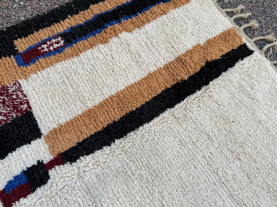 Tapis berbère fait main, laine naturelle, 3x2 m. – Wool (photo 4 of 10)