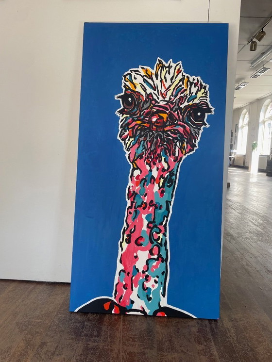 Image 1 of pittura di struzzo