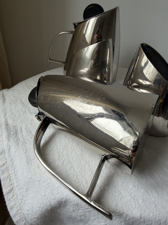 Image 1 of Service à café/thé de collection Bauhaus par Hans Przyrembel