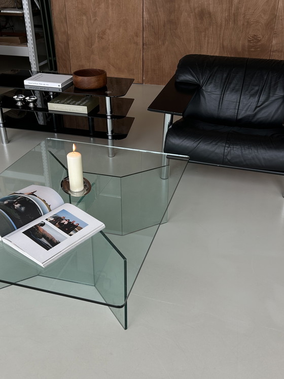 Image 1 of Supporto TV in vetro cromato