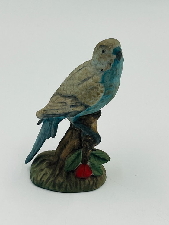 Ceramic Parakeet Figurine, Decorative Objects, Blue (photo 3 of 8)
