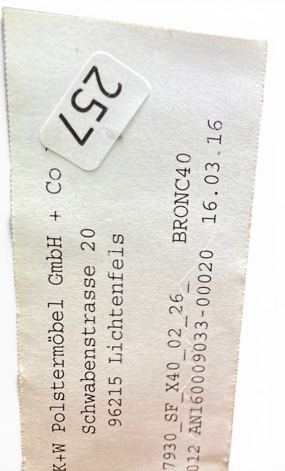 Image 1 of Set aus 3 Esszimmerstühlen aus Leder
