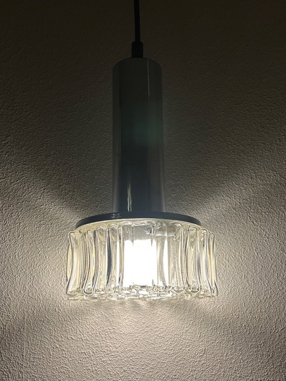 Image 1 of pair of Staff Leuchten bubble pendant lights 