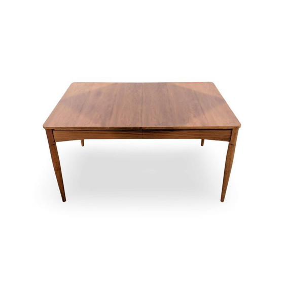 Vintage Dining Table Walnut/Teak Lacquered 1970s Original – Wood (photo 2 of 8)