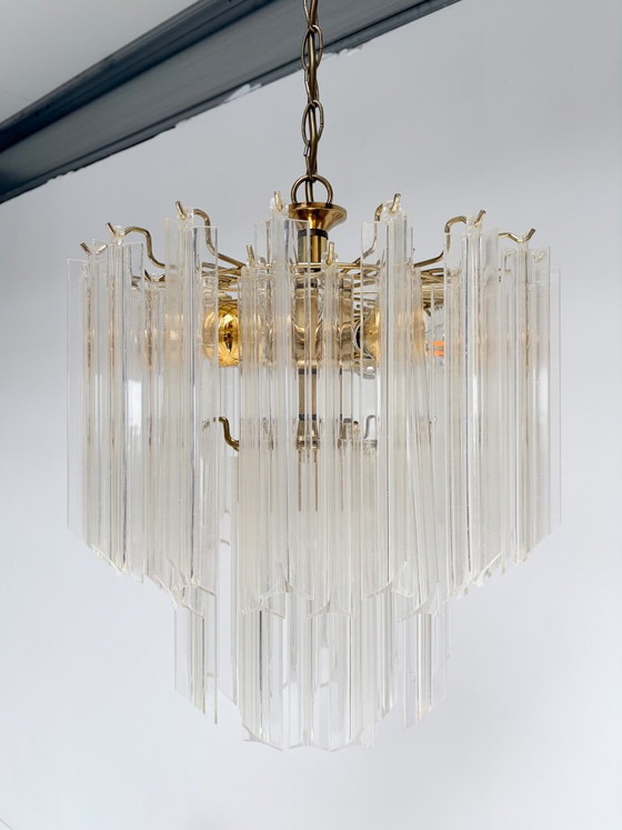 Oostenrijkse Kroonluchter Van Orion, 1970's – Plastic, Metal, Vintage (photo 2 of 17)