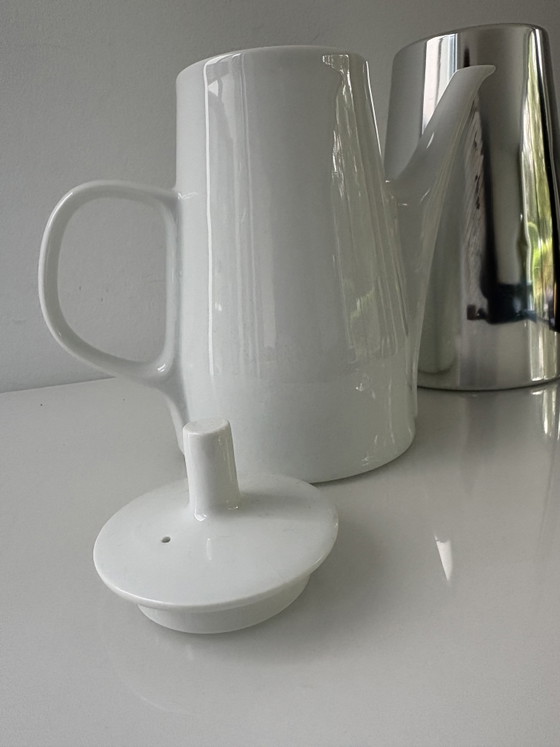 Melitta Design Caffettiera 1,2L | Germania | Mid-Century Modern – Stoviglie, Porcelain, Metal (photo 3 of 9)