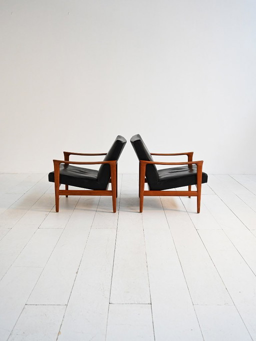 “Oslo” armchairs by Inge Andersson for Bröderna Anderssons, 1960s