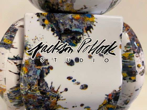Bearbrick Jackson Pollock Studio Splash Version 400% + 100% Medicom Toys – Decorative Objects, Plastic (photo 3 of 12)