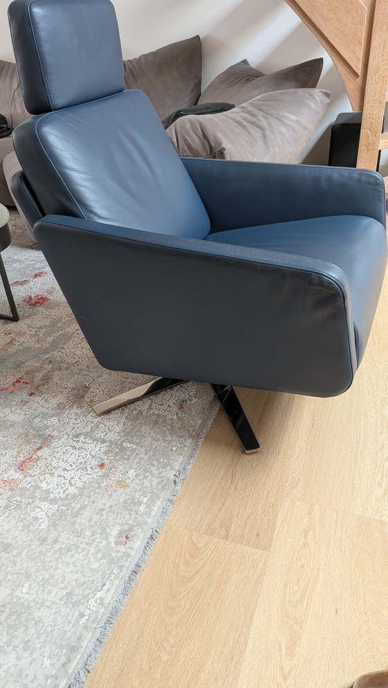 INTERTIME Relax-Sessel – Verstellbarer relaxsessel, Leather, Metal (photo 6 of 10)