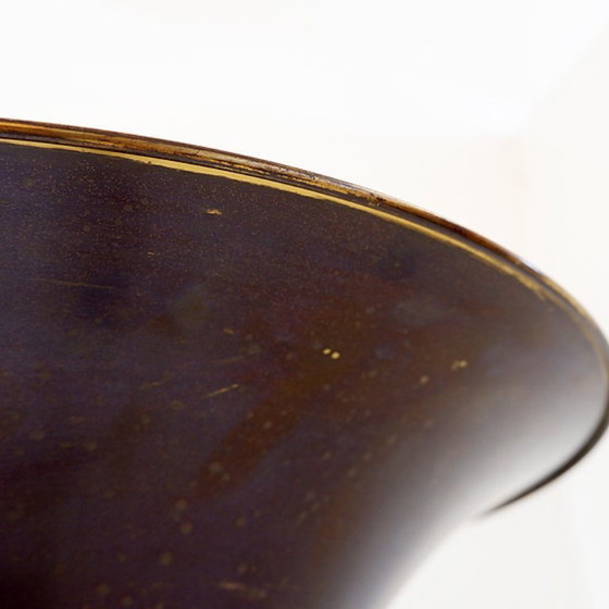 Image 1 of Art-Deco-Stehlampe aus bronziertem Metall und Messing im Stil von Pietro Chiesa, 1940er Jahre