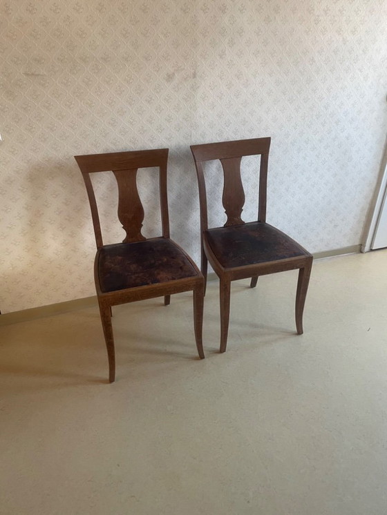 Image 1 of Biedermeier chairs